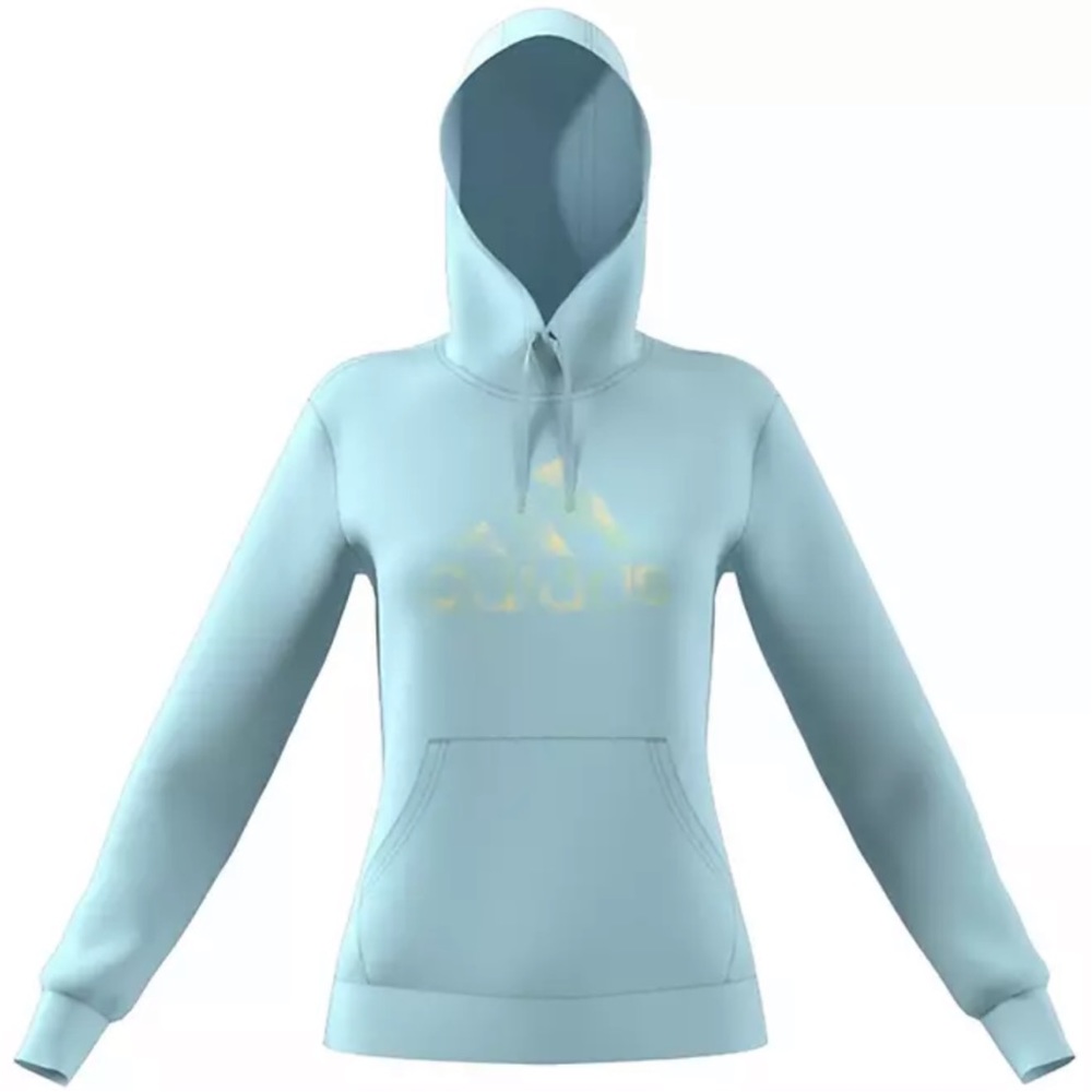 Womens NWT Adidas color-almost blue hoodie size medium lightweight